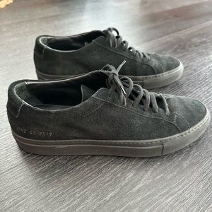 Common Projects Suede Sneaker. Men’s size 9. Black suede